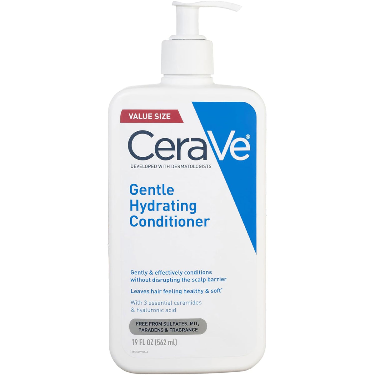 CeraVe Gentle Hydrating Conditioner. Hair Conditioner With Ceramides. Niacinamide & Hyaluronic Acid. Sulfate Free & Color Safe. Moisturizing Conditioner For All Hair & Scalp Types (Pack of 6)