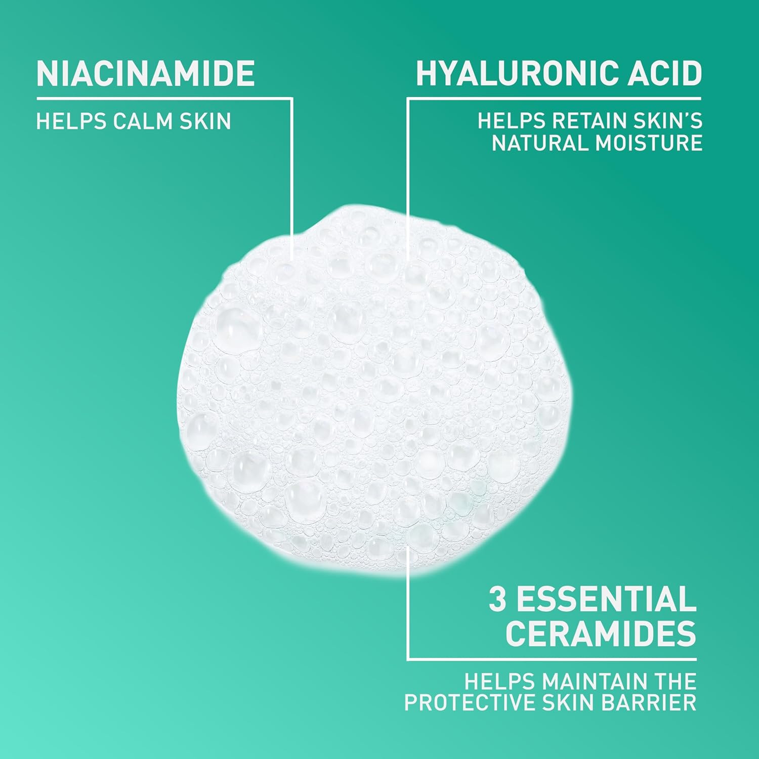CeraVe Foaming Facial Cleanser. Face Wash for Oily Skin. 12fl oz | Cleanses Oily Skin without Stripping. with Hyaluronic Acid and Niacinamide In a Fragrance-Free Formula For Daily Cleansing