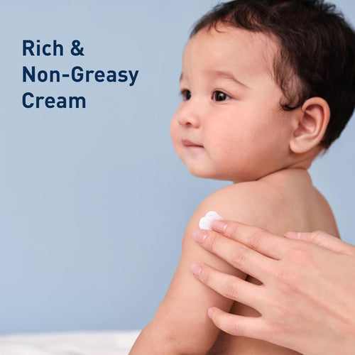 CeraVe Baby Cream. Moisturizer with Ceramides. Fragrance-Free. 8oz | Rich. Non-Greasy Baby Moisturizer That Hydrates Delicate Skin. Free Of Fragrance. Parabens. Dyes and Phthalates